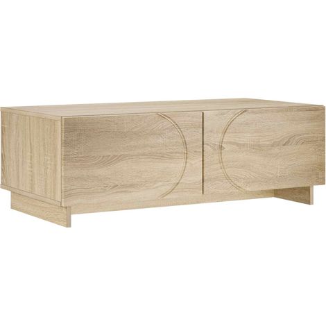 Table basse Chêne Sonoma 102 x 50,5 x 35 cm Bois d'ingénierie vidaXL (1/5)