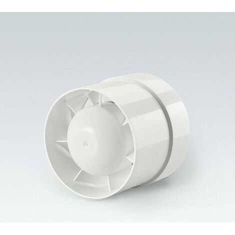 BUNTHAUS Extracteur d'air économique de 100 mm, 12 W/130 m³, extracteur axial pour conduits en ligne : salle de bain, cuisine, sous-sol