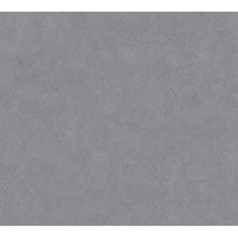 Papier peint uni AS Creation Elements, papier peint intissé gris uni (1/5)