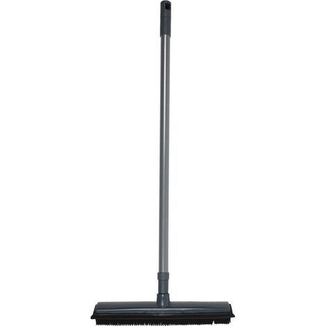 Balai En Caoutchouc - Manche Telescopique 68 À 120 Cm - Pour Poils De Chiens Et Chats - 1 Unite (1/5)