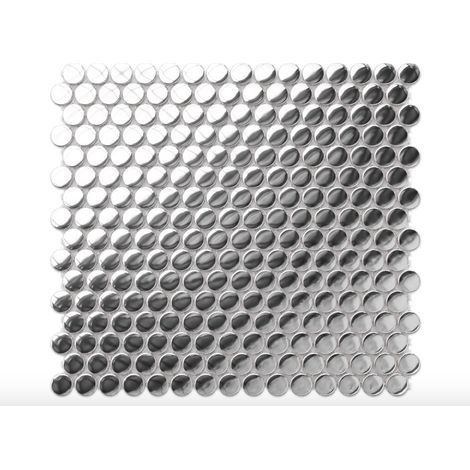Ilcom – Mosaïque en céramique antidérapante 31.7 x 29.3 cm – Pour salle de bain et cuisine – Facile à couper – Résistante aux hautes températures (1/5)