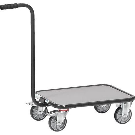 Griffroller L600xB500mm Holzwerkstoffplattform grau Gesamt-Trgf.250 kg FETRA (1/2)