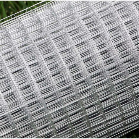 Rete elettrosaldata zincata prima adatta per recinzioni agricole - Specifiche: maglia mm 19x19 filo Ø mm 1,45 est. cm 80h