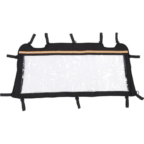 Pare-brise Arrière Souple PVC Oxford Imperméable Remplacement Vitre Polaris RZR XP 4 1000 2014-2023 (1/4)