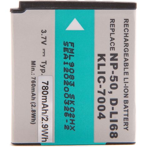 NX - Batterie photo - caméra 3.7V 750mAh - D-LI68DLI68KLIC-7004KLIC7