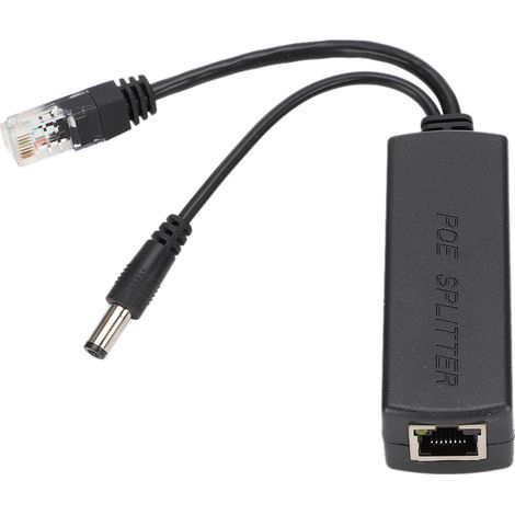 DC48V auf DC12V PoE-Strominjektor/Splitter-Adapter mit Blitzschutz (1/5)