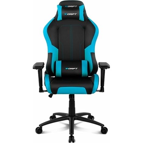 Drift DR250B - Sedia da gioco professionale, similpelle, braccioli regolabili 4D, pistone di classe 4, sedile inclinabile, regolabile in altezza, schienale reclinabile, cuscini lombari e per il collo, (1/5)