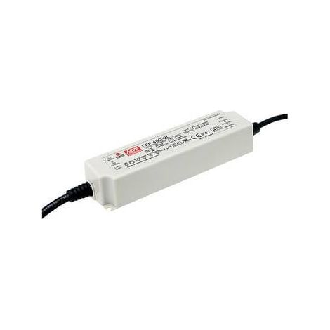 DRIVER LED MEAN WELL LPF-40-12 40 W 12 V DC 3,34 A TENSION FIXE/COURANT CONSTANT