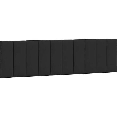 Maison Exclusive - Coussin de tête de lit Hanko noir 180 cm velours