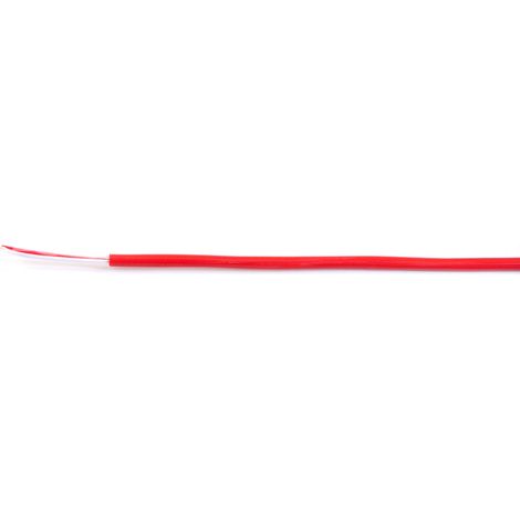 Câble téléphonique SYS RS PRO, 1 Paire, 20 AWG, Retardant à la flamme Non blindé, Gaine PVC Rouge, L 100m ( Prix pour Bobine de 100 Mètres )