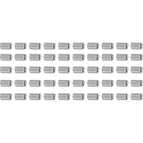 Insert fileté en acier inoxydable SUS304, 50 pièces, 1/4 po (1/5)