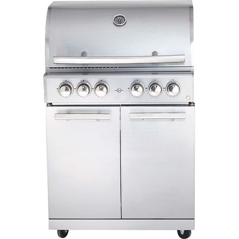 ALLGRILL Gasgrill CHEF L Edelstahl Modular Grundmodell 4 Brenner, Backburner (500904) (1/4)