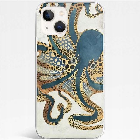 Custodia Octopus per iPhone 14 Plus, TPU, Blu (1/3)