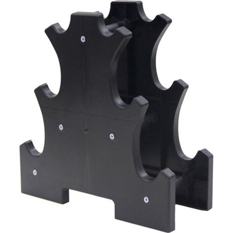 Support Pour Halteres - Support 3 Niveaux En Forme D'Arbre - En Polypropylène - Pour Equipement De Fitness Domestique - 1 Pièce (1/5)
