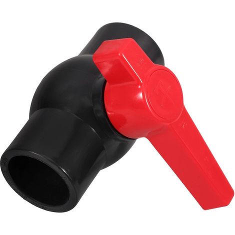 Robinet d'arrêt à bille en PVC pour raccord de tuyau d'eau : durable et facile à installer (1/5)