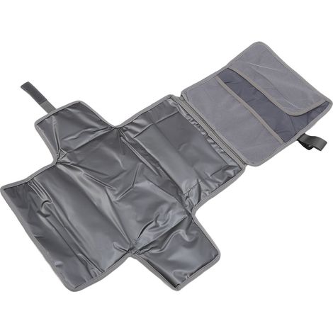 Housse à langer imperméable détachable, multifonction avec bretelle et fermeture éclair, pratique pour les voyages avec bébé (1/5)