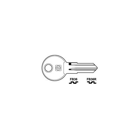 CHIAVI PER CILINDRI FAB 5 SPINE PICCOLE- - FB36R SX - 10 pezzi SILCA