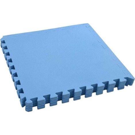 Ensemble de 6 tapis de piscine, bleu, 2,16 mètres carrés, mousse EVA. (1/5)