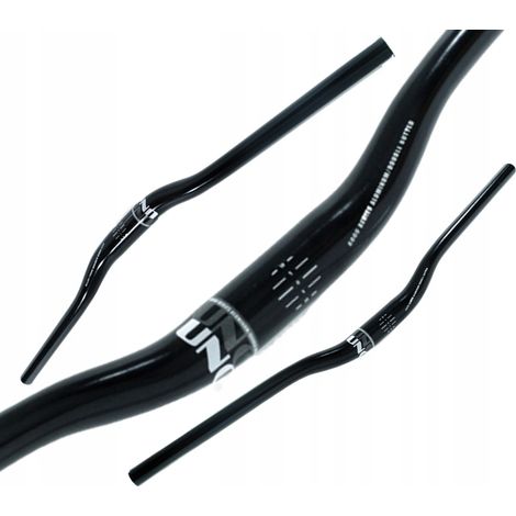 Manubrio Kalloy UNO ALU nero MTB 660 / 31,8 MM (1/4)