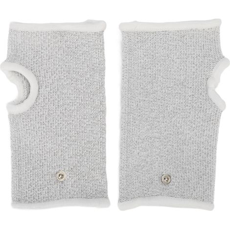 1 Paire de Poignet de Massage Électrodes en Fibre d'Argent Respirant pour Traitement et Thérapie (1/5)