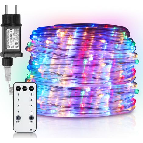 SWANEW Tubo luminoso del LED. tubi luminosi dell'interno e dell'esterno del LED per il giardino. il Natale. il matrimonio. la festa. il salone. luce di striscia del LED IP65. multicolore. 30M (1/5)