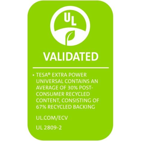 Cinta Americana Extra Power Universal 10m x 50mm Negra Tesa