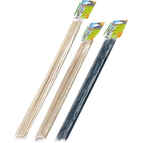 TUTORI IN BAMBU NATURALE FLOWER STICK 16PZ 50 CM NATURALE