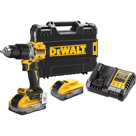 [NEUWERTIG] DEWALT 18V Li-Ion Schlagbohrschrauber (2x 5Ah) PowerStack XR + TSTAK Koffer DCD805H2T-QW