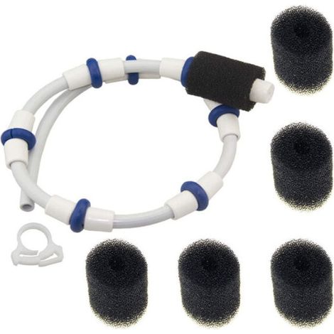 Tuyau de balayage du nettoyeur de piscine B5 Tuyau de queue + 5 pièces de rechange en coton compatibles avec Polaris (1/5)