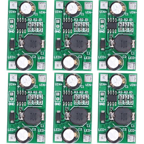 Module de commande de LED 3W/2W (6 pièces) 700 mA, gradation PWM, courant constant, entrée CC 5-35 V