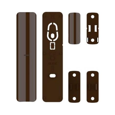 Hikvision AXPRO Cover marrone per contatto magnetico e shock - DS-PDB-MCK-Brown(B)