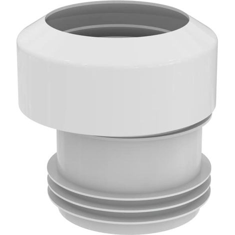 Ideal Standard - Multi Suites, Curva tecnica per vaso a filo parete, Adattatore per conversioni scarico vaso da parete a pavimento, T002867, Neutro (1/3)