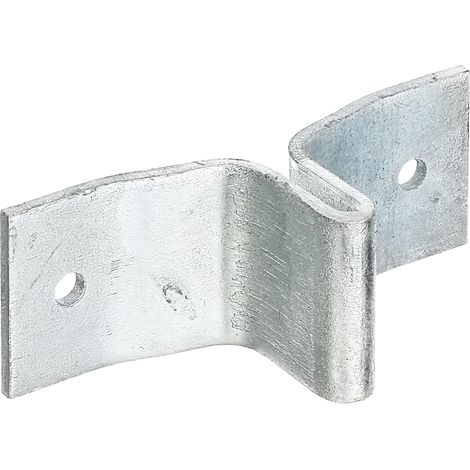 Patte pour poteau de clôture en profilé T galvanisé à chaud 148 x 40 mm kit de 10 (1/4)