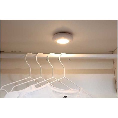 Pack of 2 LED dressing room lights - GAO - 80 lumens. PIR sensor. AAA batteries (1/3)