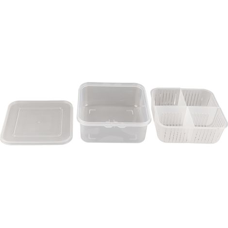 Boîte de Conservation Légumes et Fruits pour Cuisine, Stockage Oignon Ail (1/5)