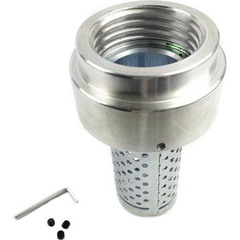 Antivol diésel Scania 60 mm cromado, tipo a tornillo roscado