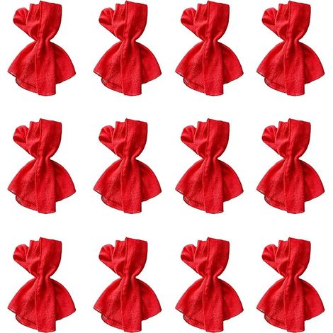 Set of Cloth Napkins with Hemmed Edges, 42 x 42 cm, Cotton Napkins, Table Decoration (1/5)