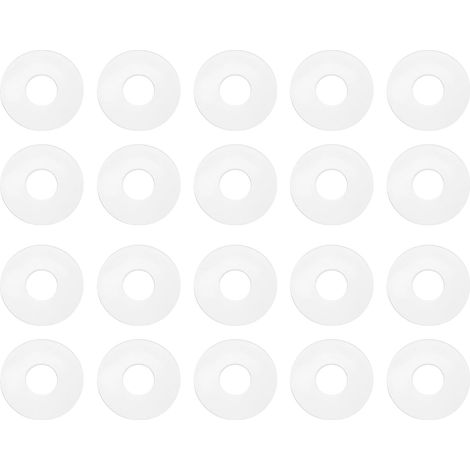 20 Pcs M14 Rondelle Plate 14mm ID 36mm OD 2mm Épais Blanc (1/5)