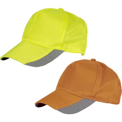 Cappello da lavoro ad alta visibilità Cofra Lit - 52 (EU) - Giallo