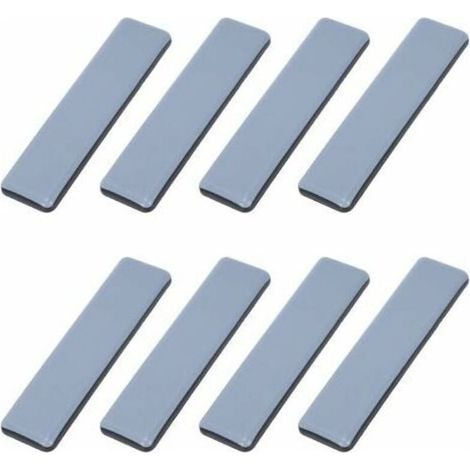 Patins glisseurs pour meubles lourds – 8 pièces 25mm x 100mm – Résine écologique – Anti-vibration pour parquet et carrelage - 25mm100mm
