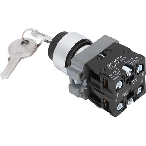 ZB2 - BE102 Comport DE VERROUILLEMENT, 2 POSTES ANTIOXIDANT Good Conductivity Key Interrupteur Lock Base Material de Base du matériau d'auto-Verrouillage (1/5)