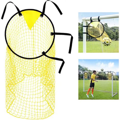 Fußballzielscheibe – Perfektes Fußballtrainingsgerät zum Üben der Schussgenauigkeit, Fußballzielscheibe mit hervorgehobenen Torzonen