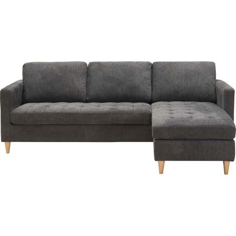 Firenze Chaiselongsofa dunkelgrau.