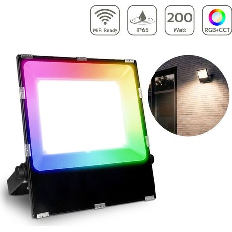 MiBoxer RGB+CCT LED Außenstrahler WiFi Farbwechsel Fluter - Ausführung: 200W FUTT08 (1/5)