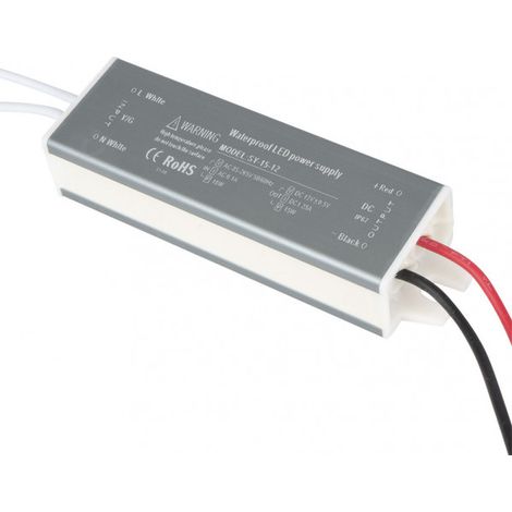Wasserdichter Transformator 15w 12v ip68 2x3x10,5 cm Band led freya