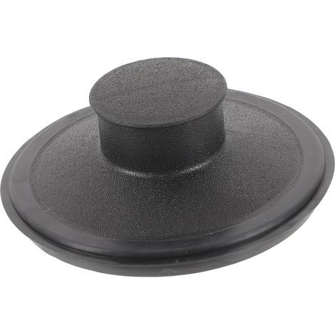 Bouchon d'évier, plastique, noir, pour broyeur de déchets (1/5)