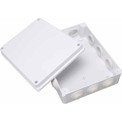 Boîte de jonction électrique Boîtier en plastique ABS étanche Impact Performance longue durée pour câblage résidentiel extérieur (1/5)