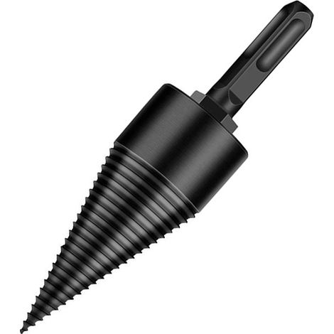 Foret à fendre le bois 42 mm + 3 manches (rond, carré, hexagonal) pour perceuse électrique et marteau perforateur