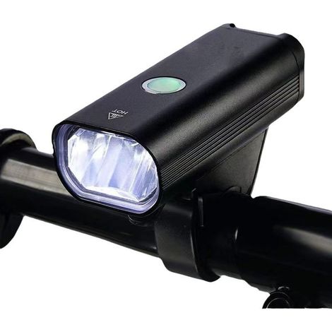 Phare de vélo en alliage d'aluminium, rechargeable par USB, éclairage longue portée pour vélo en extérieur, haute luminosité de 400 lumens, étanche.
