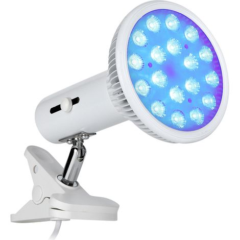 Lampe de luminothérapie portable à lumière bleue pour le traitement de l'acné et de la jaunisse du nourrisson  appareil de thérapie LED  prise 110-240 V. (1/5)